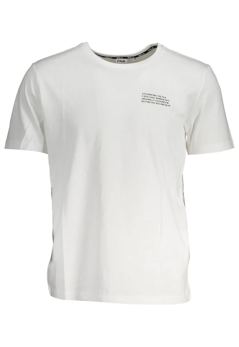 Tricou barbati,  100% Bumbac, Alb, FAM0348, Alb
