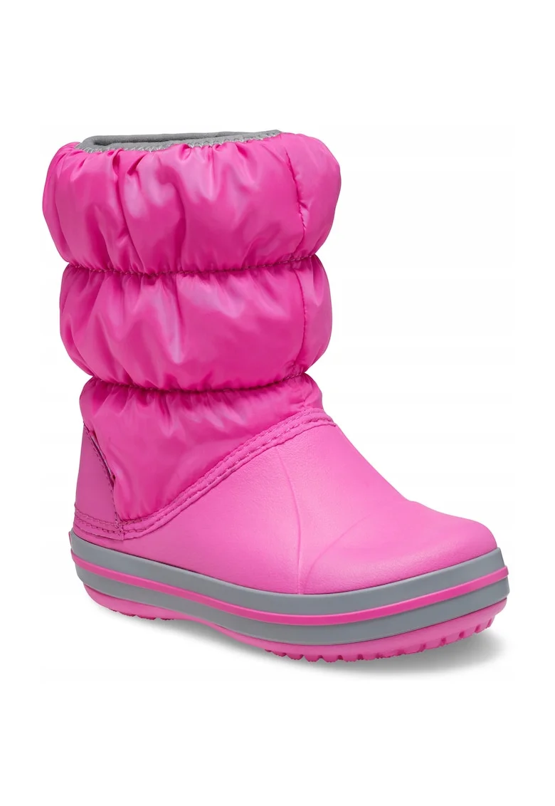 Cizme de iarna  copii, Kids Winter Puff Boot 211057, roz gri,
