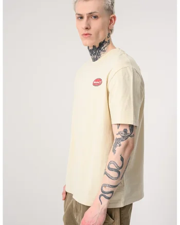 Tricou din bumbac Gas Station, Rosu/Bej