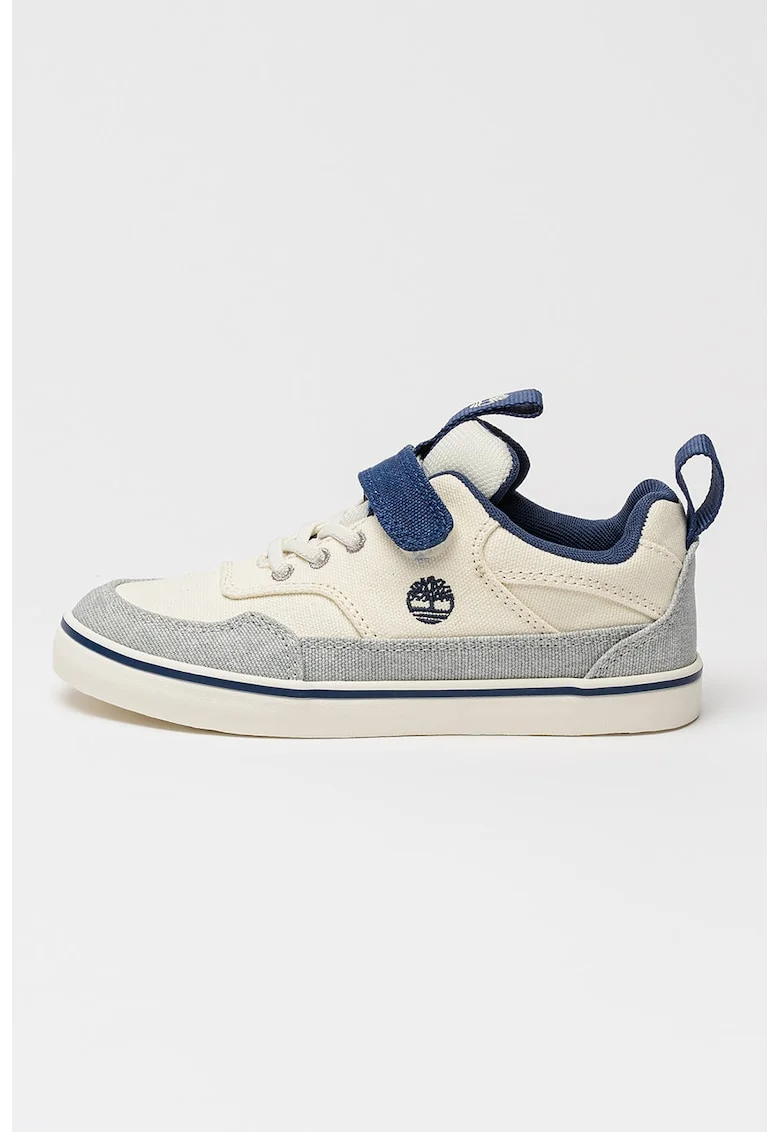 Pantofi sport Stoe Jump Canvas cu inchidere velcro, Albastru inchis/Alb murdar