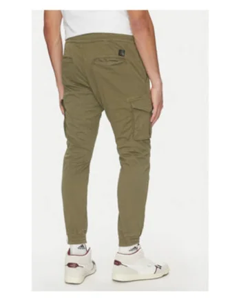 Pantaloni barbati,  116202 432, bumbac, verde,
