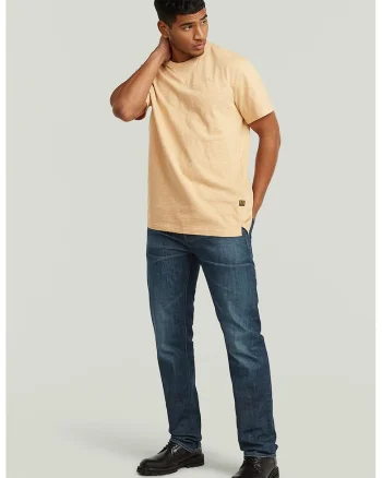 Tricou din bumbac organic Nifous, Portocaliu pal