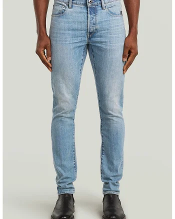 Blugi slim fit 3301, Albastru lavanda
