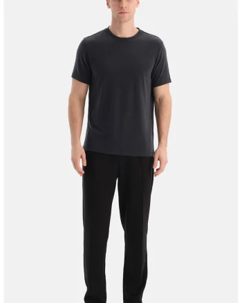 EROS, Pantaloni de trening cu talie ajustabila, Negru