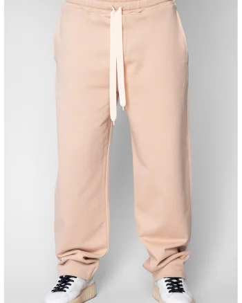 Pantaloni lung drept din 100% Bumbac Beige 20587, Bej