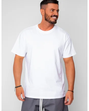 Tricou Heavy Oversized Premium Off White 20423, Alb
