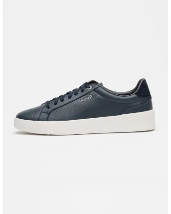 Pantofi sport Lyde din piele ecologica cu logo, Albastru ultramarin