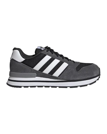 Pantofi sport ZX 500 RS cu garnituri de piele intoarsa, Gri deschis/Alb optic/Gri inchis