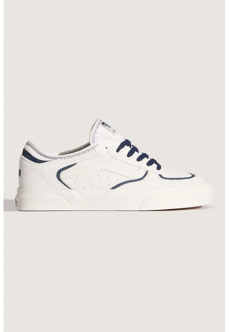 Pantofi sport Rowley Classic din piele intoarsa cu model unisex, Albastru ultramarin/Bej deschis