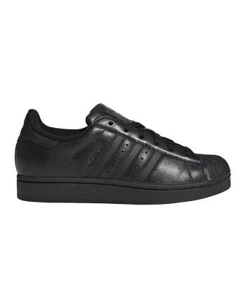Pantofi sport Superstar II de piele, Negru