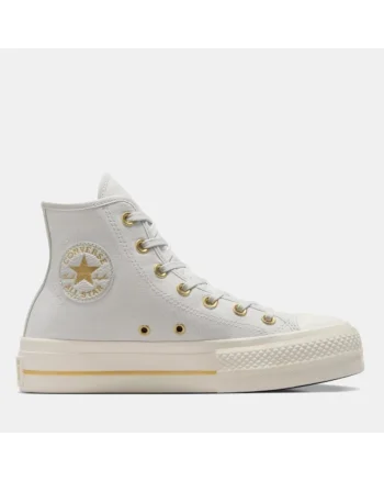 Tenisi dama Chuck Taylor All Star Lift,  Cauciuc, Gri/Alb