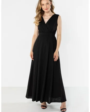 Rochie maxi dama,  in, negru