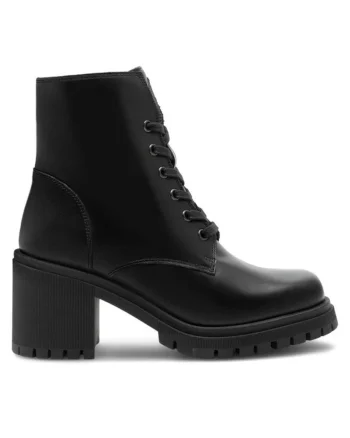 Botine dama,  590558811067541, Piele naturala, Negru