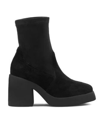 Botine dama,  590558818241239, Piele naturala, Negru