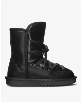 Ghete dama  5905588792369, Piele naturala, Negru