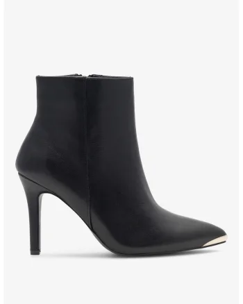 Ghete dama  5905588032977, Piele naturala, Negru, Negru