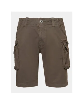 Pantaloni scurti barbati  176203 13, Bumbac, Maro, Gri