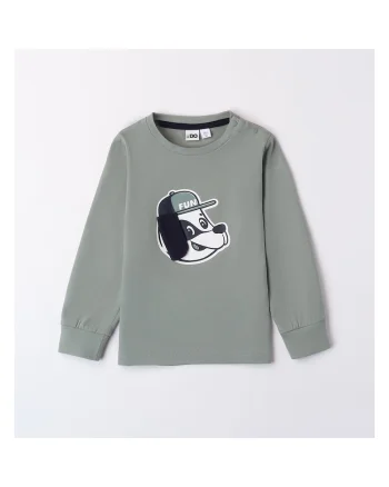 Bluza maneca lunga cu imprimeu catel pentru baiat,  4.A454