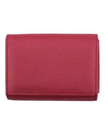 Portofel dama piele,  Little wallet, Rosu