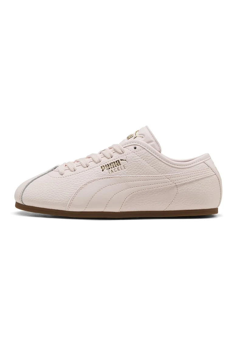 Pantofi sport Tackle L de piele cu garnituri de piele ecologica, Nude rose