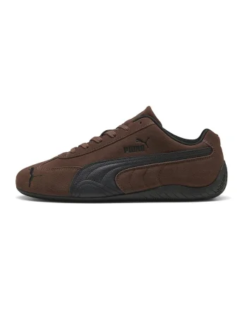 Pantofi sport Speedcat de piele intoarsa, Maro inchis/Negru