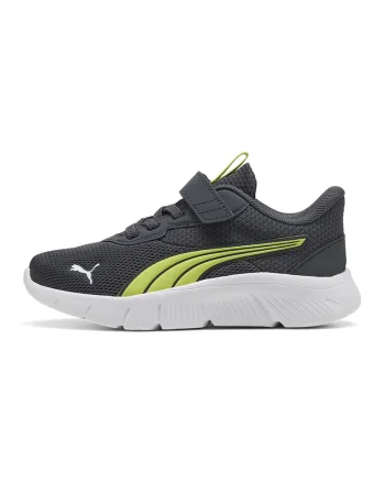 Pantofi sport FlexFocus Modern cu inchidere velcro, Alb optic/Gri antracit/Verde fistic