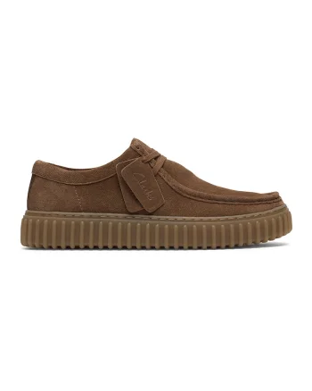 Pantofi casual de piele Torhill, Maro pamantiu