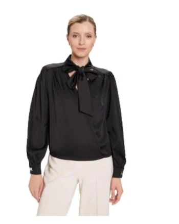 Camasa dama 305813060,  Sintetic, Negru