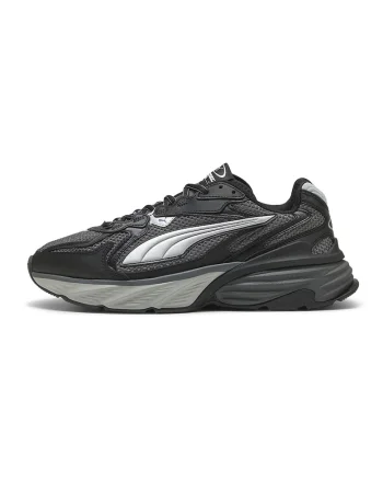 Pantofi sport Fade Nitro din material textil cu garnituri sintetice, Negru/Alb optic