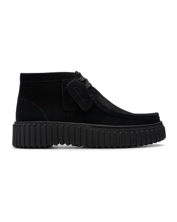 Ghete de piele nabuc Torhill-Moss, Negru