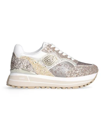 Pantofi sport stralucitori, Auriu