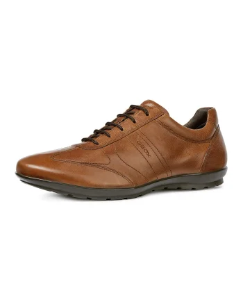 Pantofi de piele Symbol, Maro