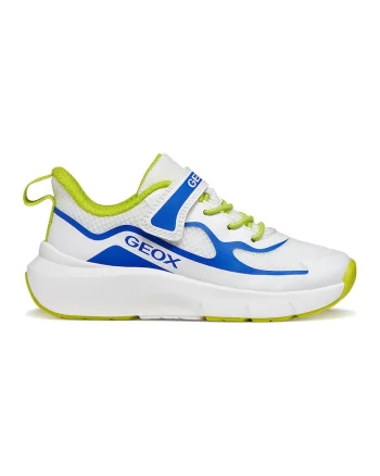 Pantofi sport Pro-Ran cu velcro, Alb/Albastru royal