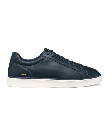 Pantofi sport low-cut din piele, Bleumarin