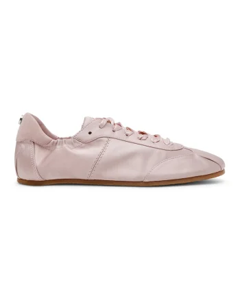 Pantofi sport low-cut cu aspect satinat Artiste, Roz pal