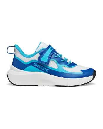 Pantofi sport Pro-Ran cu velcro, Alb/Albastru