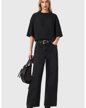 Tricou din bumbac organic Esme Amelie, Negru