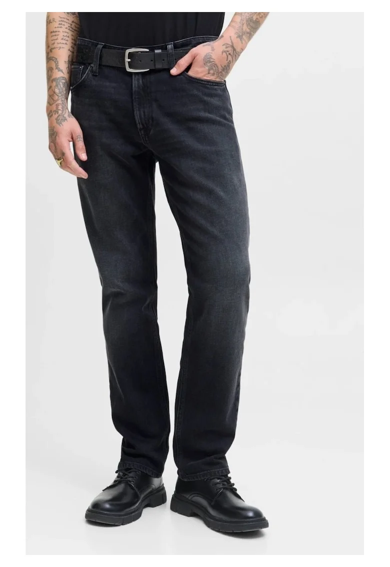 Blugi JJICLARK JJORIGINAL, barbati cu talie medie si croiala Regular fit