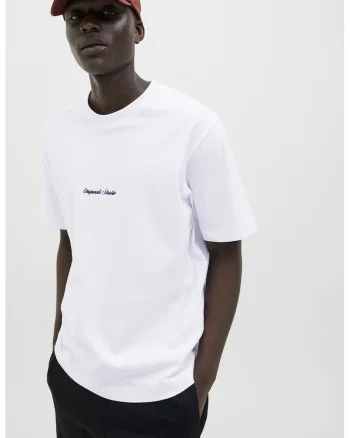 Tricou regular fit de bumbac, Alb optic
