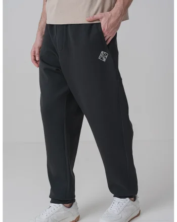 Pantaloni de trening cu snur, Verde padure