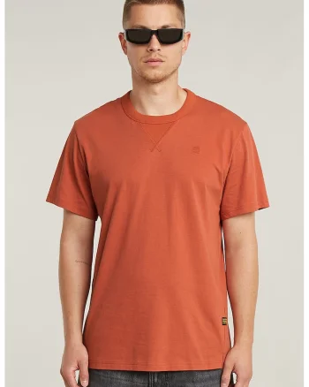 Tricou de bumbac organic Nifous, Rosu deschis