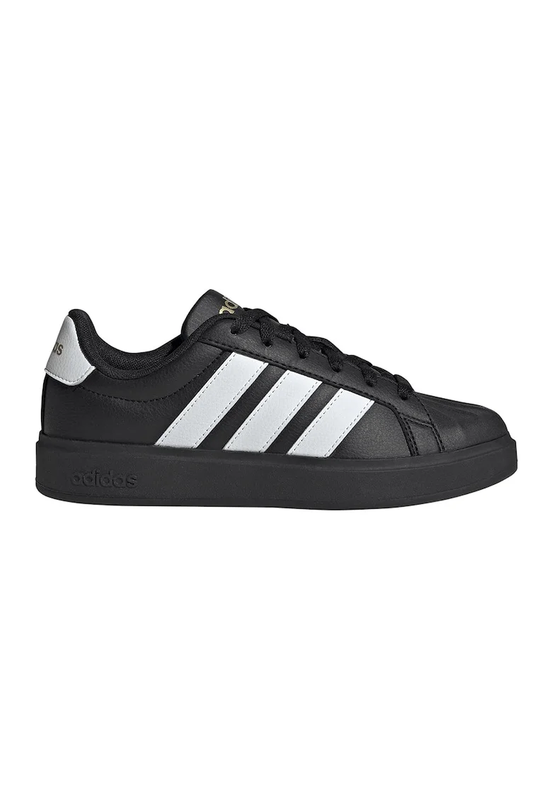 Pantofi sport StreetTalk din piele ecologica, Negru/Alb optic