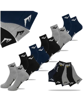 Set 6 Perechi Sosete Barbati,  Bumbac, Scurte, Bleumarin Multicolor