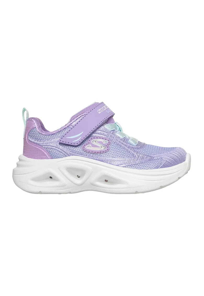 Pantofi sport Sola Glow 2.0 de plasa cu LED, Ametist