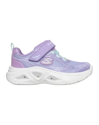 Pantofi sport Sola Glow 2.0 de plasa cu LED, Ametist
