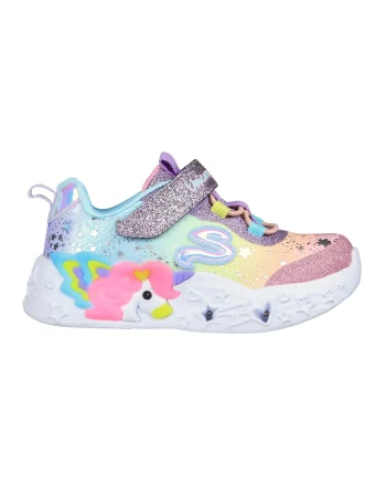 Pantofi sport cu LED-uri Unicorn Dreams, Multicolor