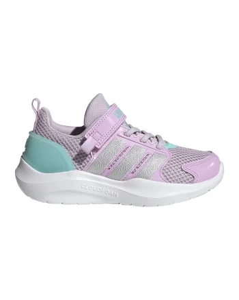 Pantofi sport Lightorama cu insertii din plasa, Verde pal/Lila