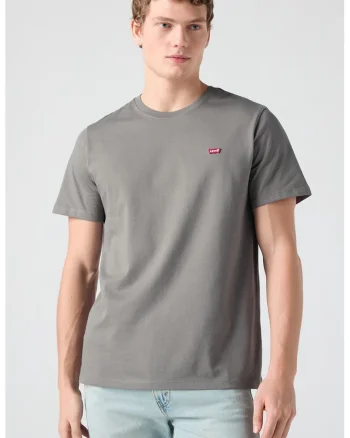 Tricou de bumbac Original Housemark, Gri cenusiu