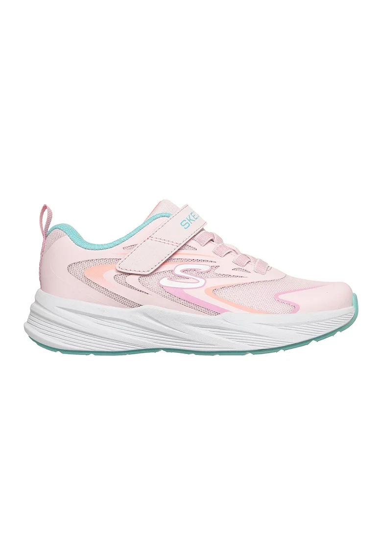 Pantofi sport cu velcro Tread-Hyper Speed, Roz pastel/Piersica