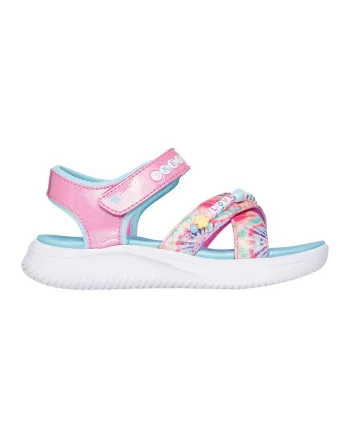 Sandale cu velcro Jumpsters, Roz